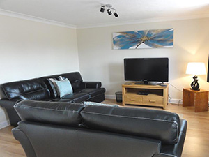 Deva Cottage - Lounge leads to sunny patio area